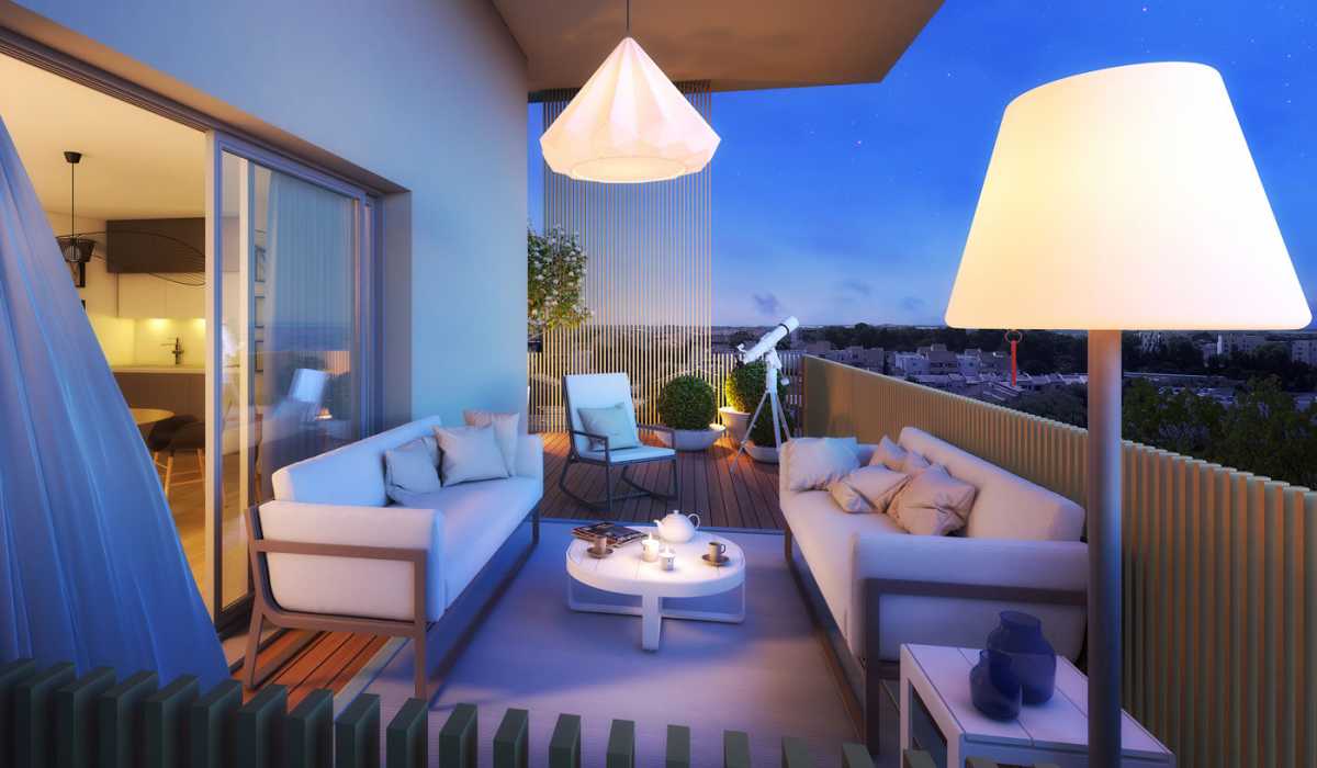Appartement neuf Montpellier Mikasa terrasse